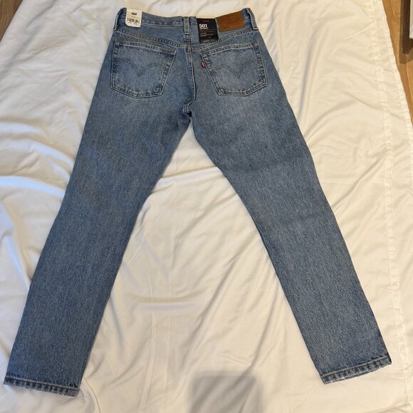 Levi's 501 Distressed High Rise Skinny Jeans - 26x28 - Picture 3 of 11